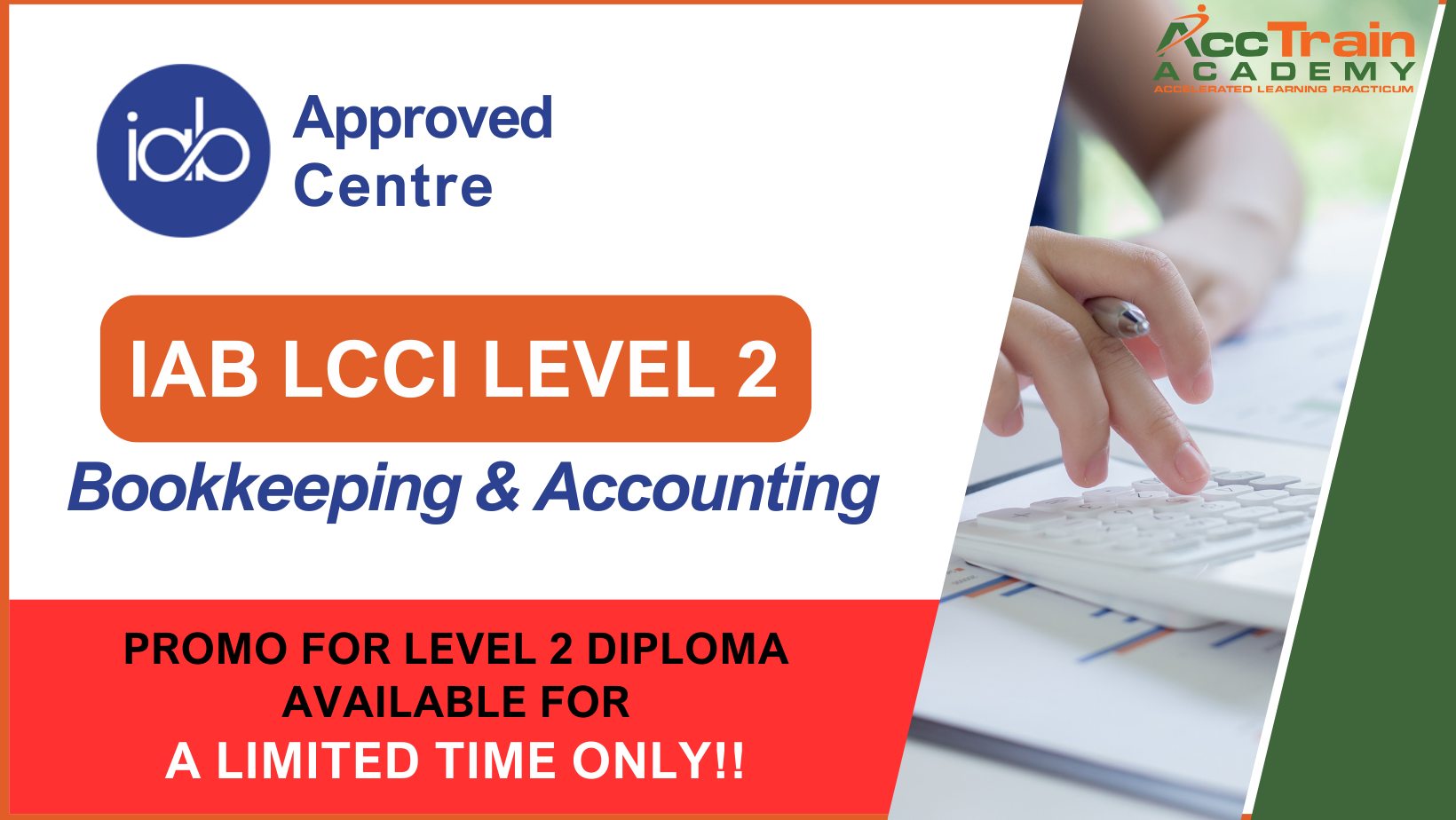 Preparatory Course for IAB LCCI Level 2 Certificate in Bookkeeping & Accounting (VRQ)