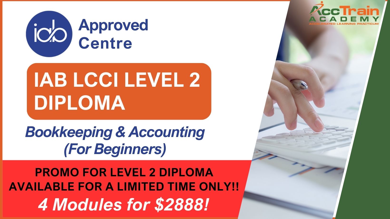 Preparatory Course for IAB LCCI Level 2 Diploma in Bookkeeping and Accounting (For Beginners)