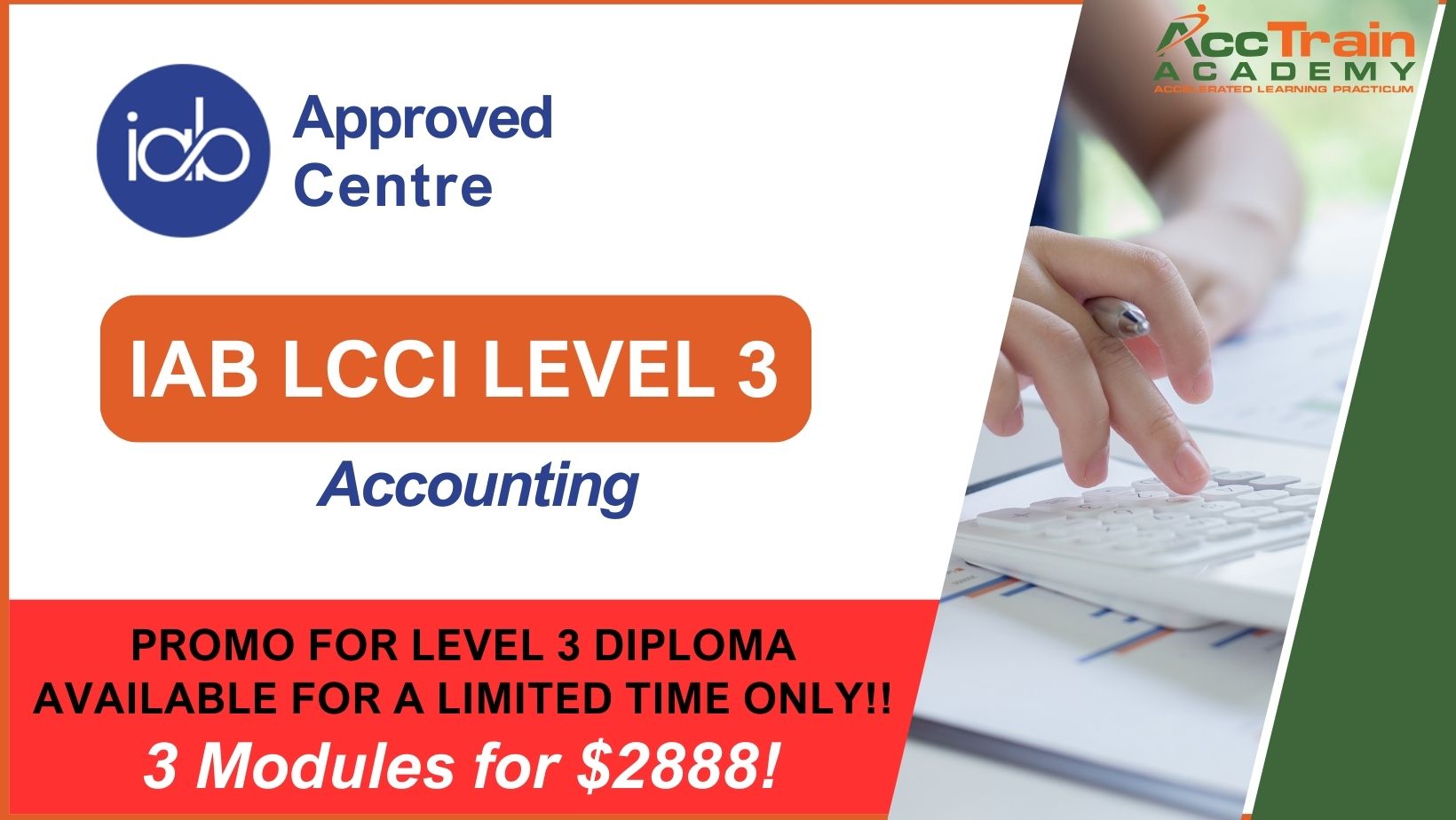 Preparatory Course for IAB LCCI Level 3 Certificate in Accounting (VRQ)